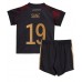 Maillot de foot Allemagne Leroy Sane #19 Extérieur vêtements enfant Monde 2022 Manches Courtes (+ pantalon court)
